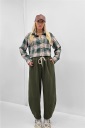 pantalone modello balloon sporty
